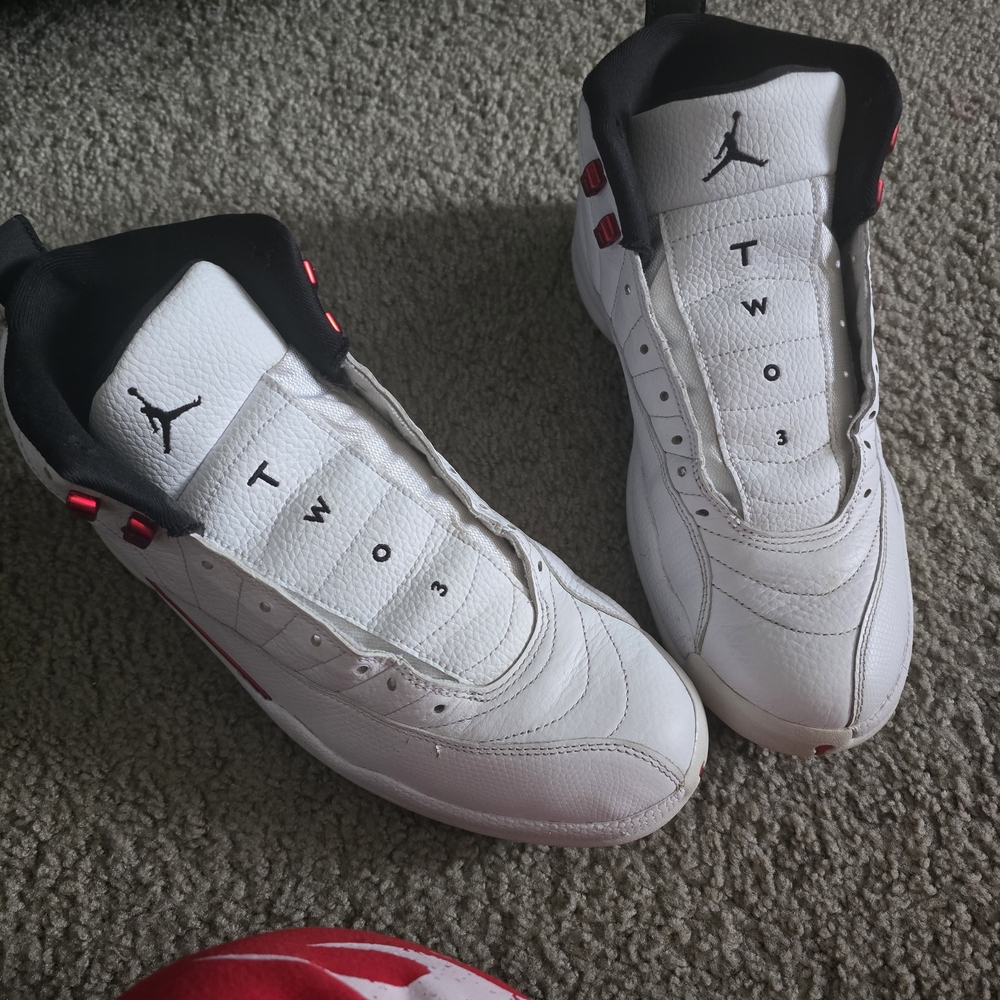 Jordan White and Black Men's Shoes